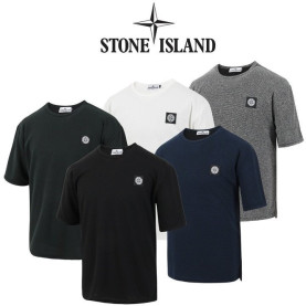 Stone Island 스톤아일랜드 패치 니트 반팔