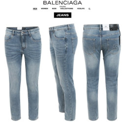 BALENCIAGA 발렌시아가 엠보 로고 슬림 일자진