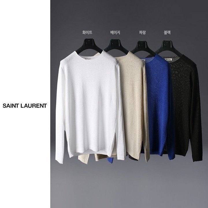 ●11월 판매 8위● SAINT LAURENT 세인트로랑 비치 린넨 긴팔