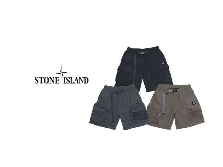 Stone Island 스톤아일랜드 체스트패치 테크카고 반바지