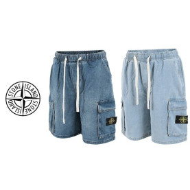 Stone Island  스톤아일랜드 하프 데님 카고팬츠