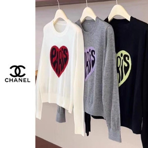 Chanel 샤넬 파리스 하트니트