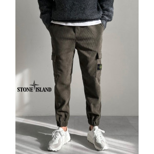 Stone Island 스톤아일랜드 기모 골덴 카고조거