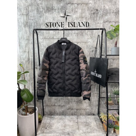 Stone Island 스톤아일랜드 카모 패턴 블루종 경중량 패딩