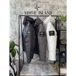 STONE ISLAND 스톤아일랜드 지퍼 후드 패딩