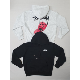 STUSSY 스투시 주사위 나염 기모 후드