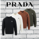 PRADA 프라다 골지 오픈카라티