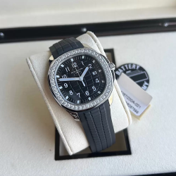 PATEK PHILIPPE 파텍필립 아쿠아넛 검판 다이아 베젤 38.8mm 5267