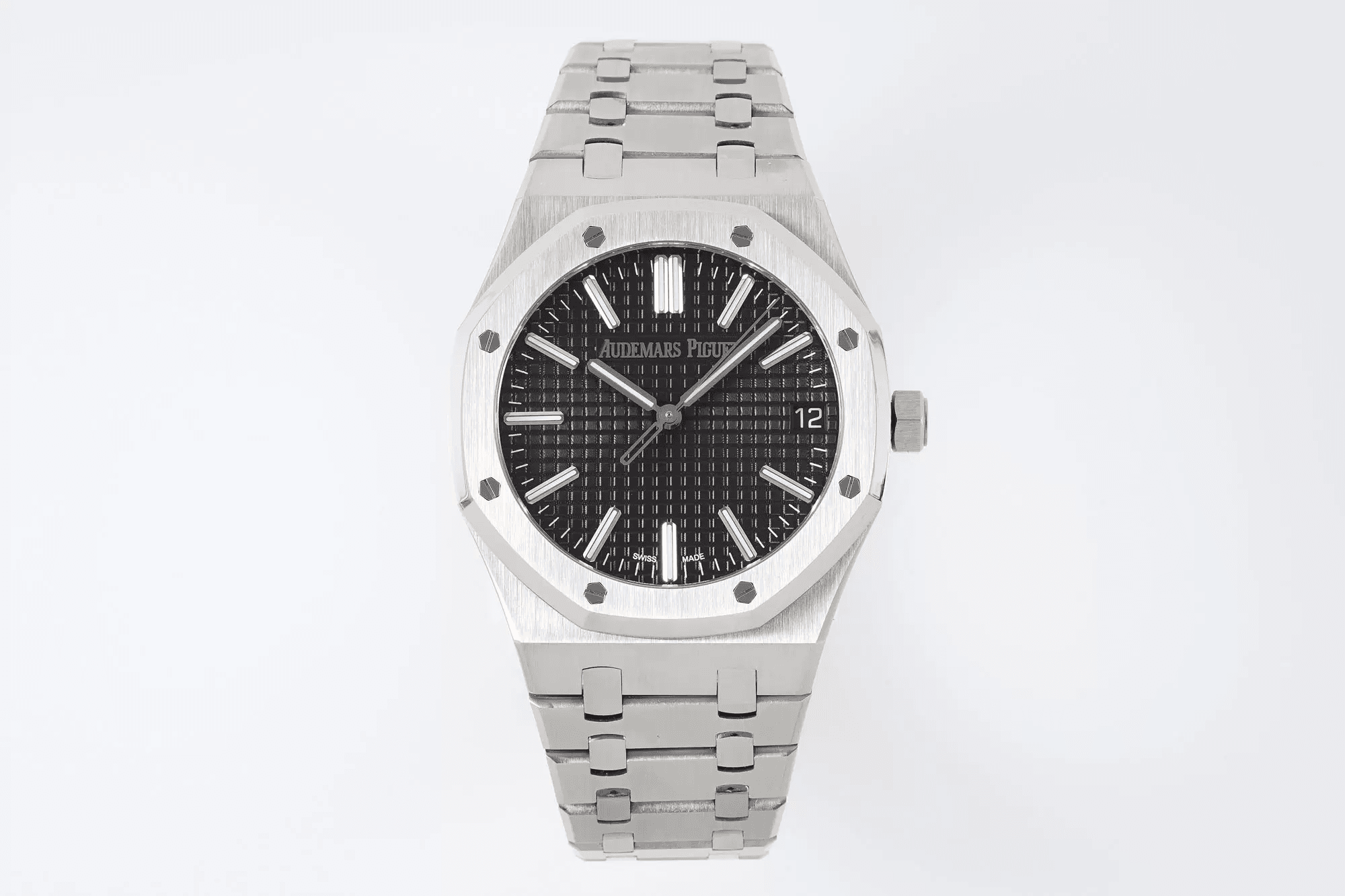 AUDEMARS PIGUET 오데마피게 로얄오크 50주년 한정판 검판 다이얼 41mm 15510