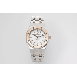 AUDEMARS PIGUET  오데마피게 로얄오크 화이트 다이얼 콤비 41MM 15450