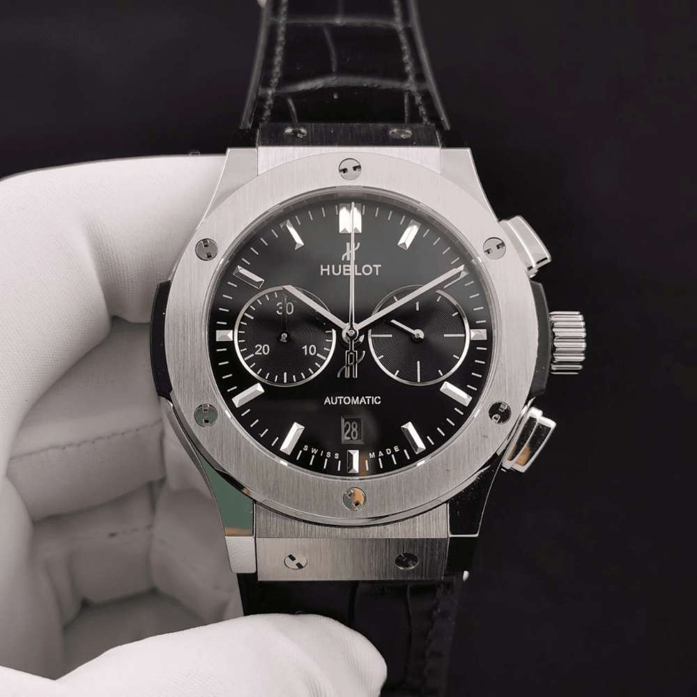 HUBLOT 위블로 클래식 퓨전 티타늄 블랙다이얼 521.NX.7171.LR