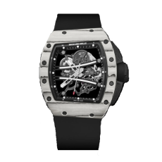 RICHARD MILLE 리차드밀 요한블레이크 화이트 블랙 러버밴드 NTPT RM6101