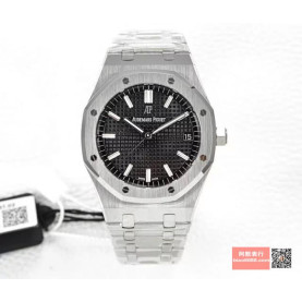 AUDEMARS PIGUET  오데마피게 로얄오크 스틸 블랙다이얼 15500