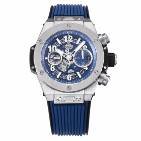 HUBLOT 위블로 빅뱅 크로노그래프 로즈골드 블루 42mm 421.OL.5180.RX