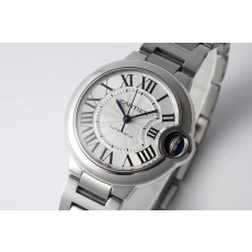 CARTIER 까르띠에 발롱 블루 드 까르띠에 화이트 다이얼 33mm WSBB0044