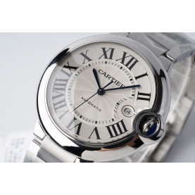 CARTIER 까르띠에 발롱 블루 드 흰판 42mm WSBB0027