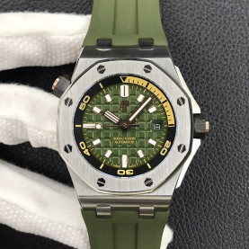 AUDEMARS PIGUET  오데마피게 로얄오크 오프쇼어 스틸 카키그린