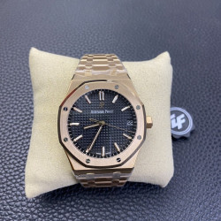 AUDEMARS PIGUET  오데마피게 로얄오크 플라잉 로즈골드 블랙다이얼 15500