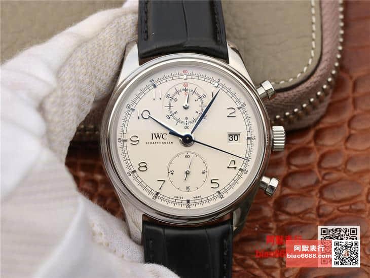 IWC 아이더블유씨 포르투기저 크로노 클래식 화이트다이얼