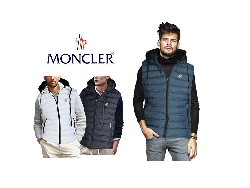 MONCLER 몽클레어 탈부착 후드 방열 패딩조끼