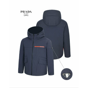 PRADA 프라다 구스다운 후드 패딩