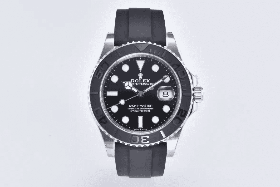 ROLEX 로렉스 요트마스터 화이트 골드 러버밴드 42mm