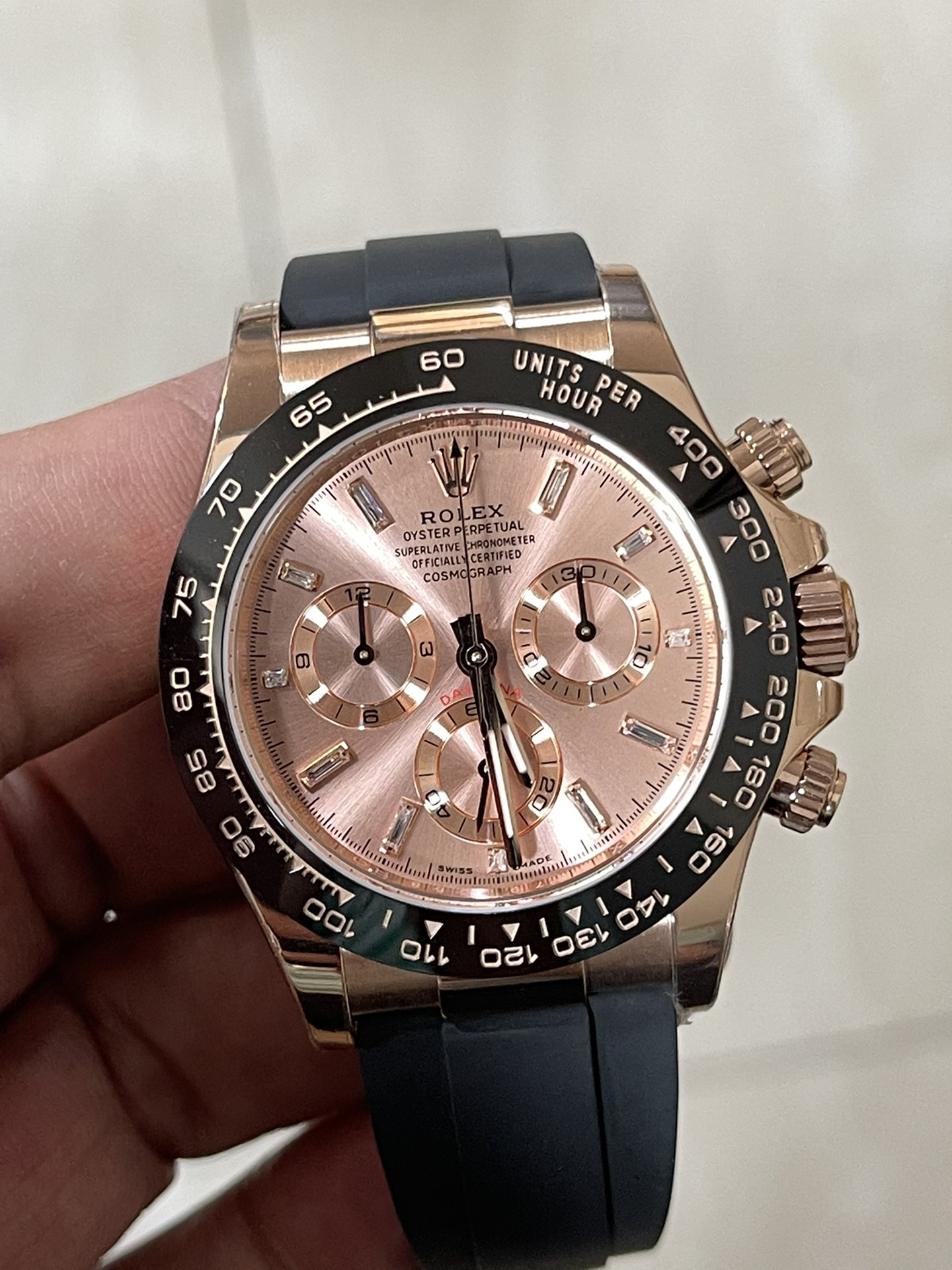 ROLEX 로렉스 데이토나 로즈골드 핑크 다이얼 116515-0021