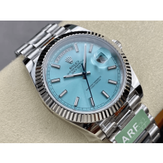 ROLEX 로렉스 데이데이트 터콰 인덱스 다이얼 화이트 골드 40mm