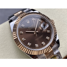 ROLEX 로렉스 데이저스트 브라운 10P 다이얼 오이스터 41mm