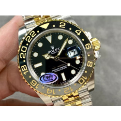 ROLEX 로렉스 GMT마스터2 호랑이 검판 콤비 40mm 쥬빌레 126713