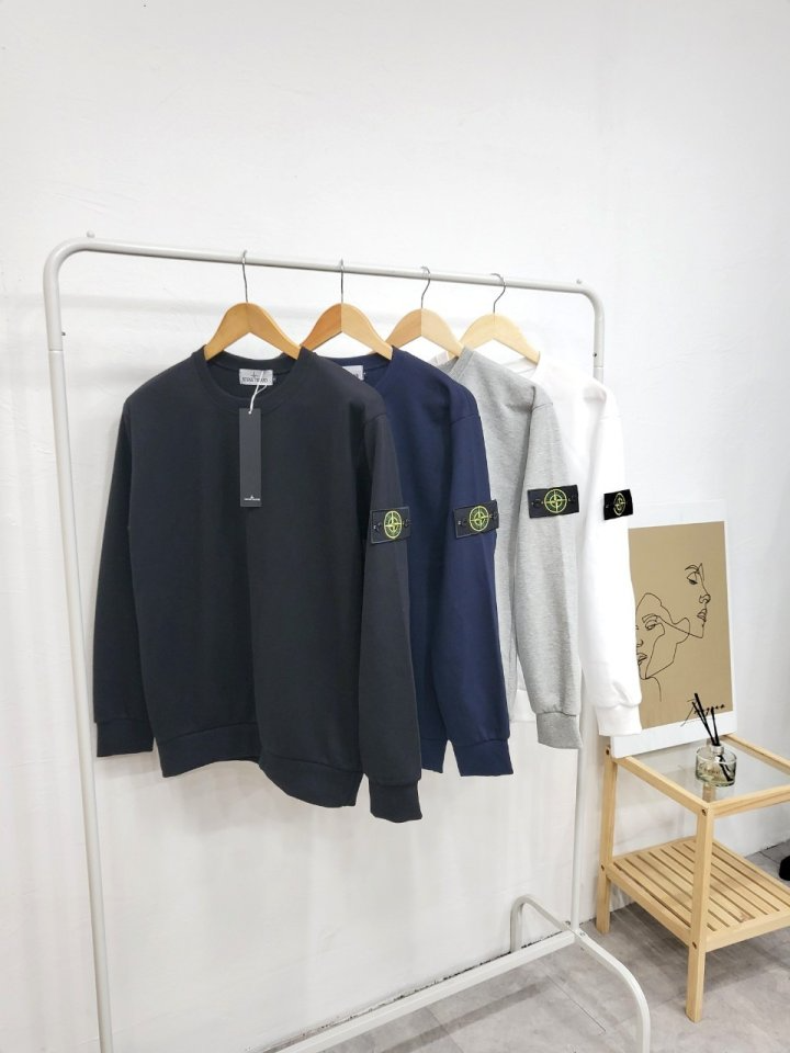 STONE ISLAND 스톤아일랜드 기모 와펜 맨투맨