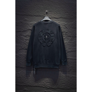 CHROME HEARTS 크롬하츠 피그먼트 더티 덧뎀 고중량 맨투맨