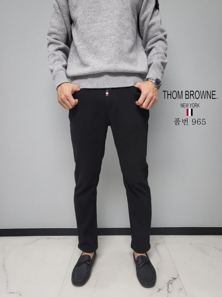 THOM BROWNE 톰브라운 융기모 청바지