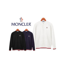 MONCLER 몽클레어 오뚜기 헨리넥 긴팔 니트