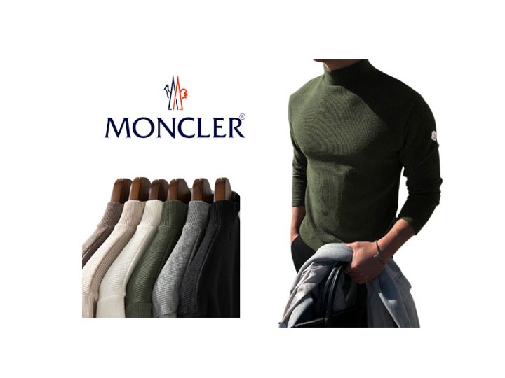 MONCLER 몽클레어 머슬 반폴라 니트