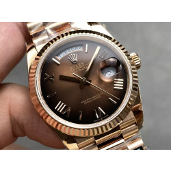 ROLEX 로렉스 데이데이트 데이데이트 브라운 다이얼 로즈골드 금통 36mm