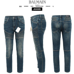 BALMAIN 발망 기본 카고 중청 슬림 일자진