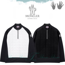 MONCLER 몽클레어 사각 퀄팅 하프 집업