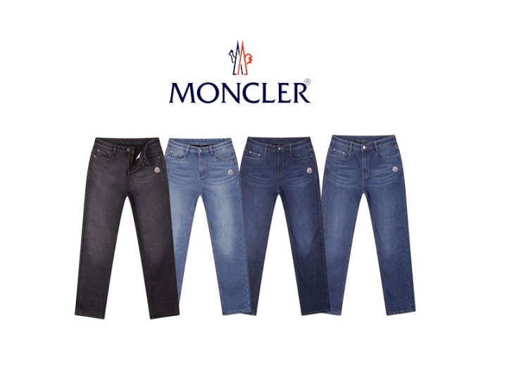 MONCLER 몽클레어 스트레이트 본딩 기모 청바지