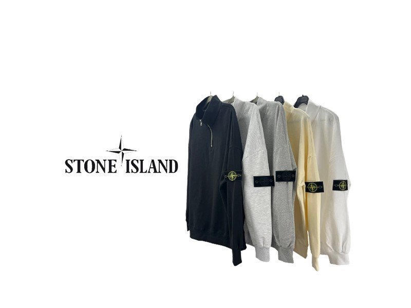 STONE ISLAND 스톤아일랜드 코튼 기모 아노락 맨투맨