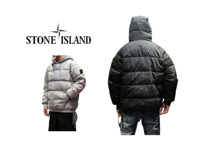 STONE ISLAND 스톤아일랜드 패딩 후드 맨투맨