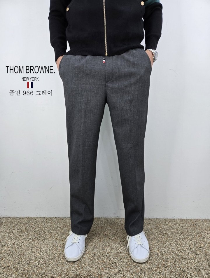 THOM BROWNE 톰브라운 마일드 기모 슬랙스 4COLOR