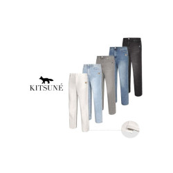 MAISON KITSUNE 메종키츠네 헤드폭스 세미와이드핏 청바지