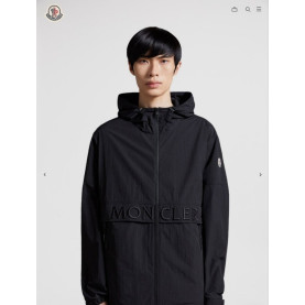 MONCLER 몽클레어 졸리 로고 패치 후드 집업 윈드브레이커