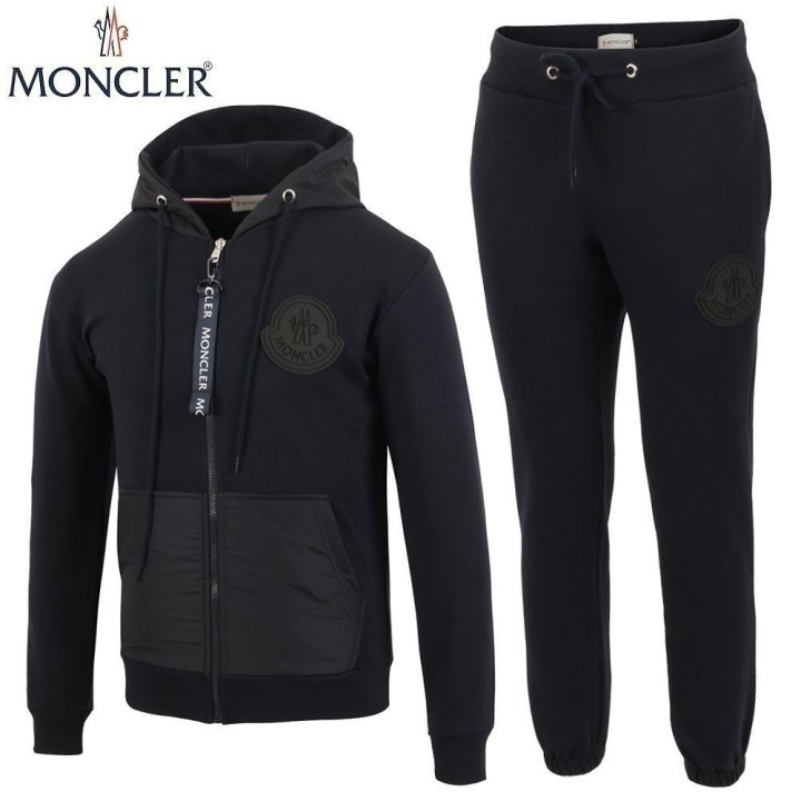 MONCLER 몽클레어 24FWM 빅로고 배색 후드집업 셋트