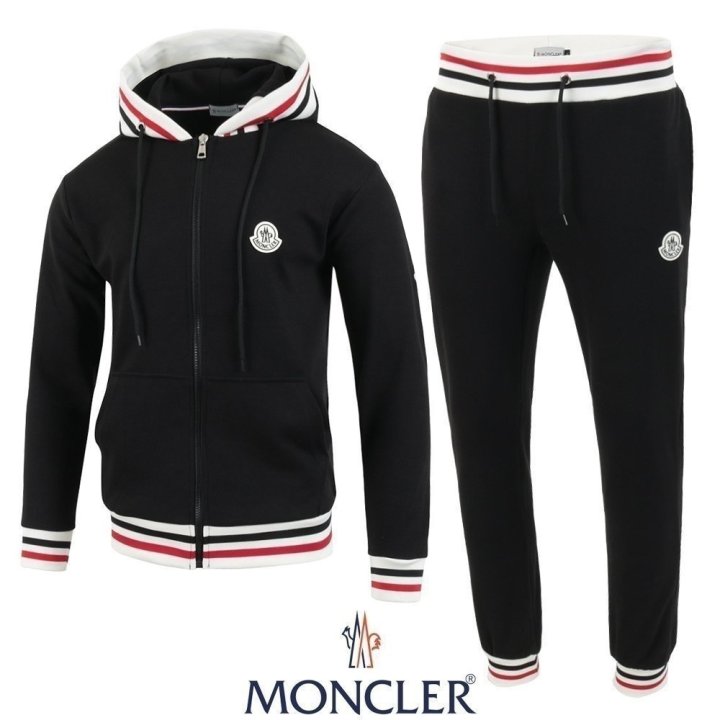 MONCLER 몽클레어 24FWM 삼선 시보리 후드집업 셋트