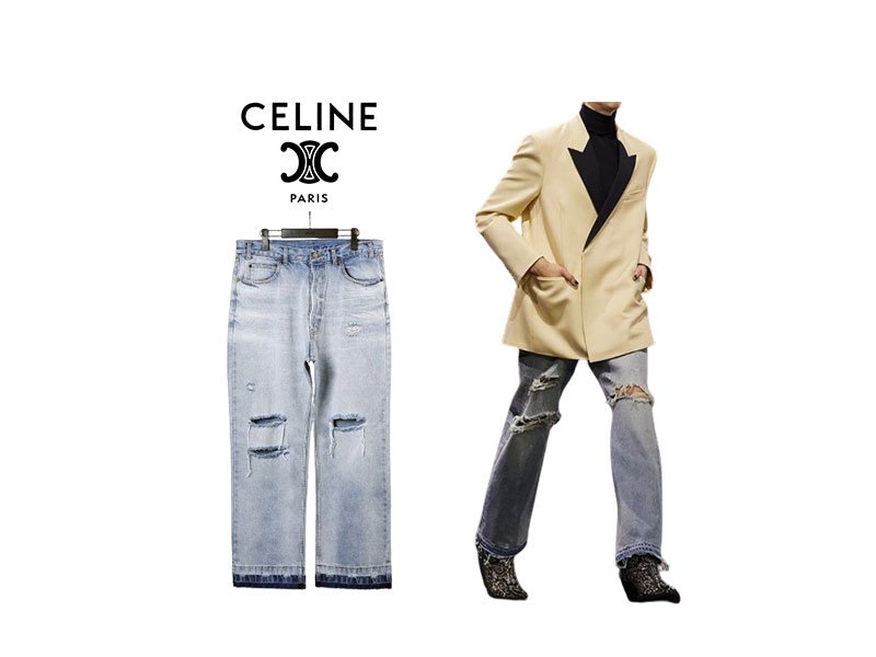 CELINE 셀린느 찢청 데님