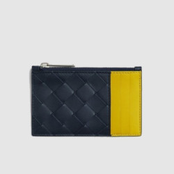 BOTTEGA VENETA 보테가베네타 인트레치아토 지퍼 카드 케이스 755985 4COLOR