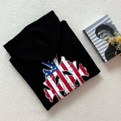 CHROME HEARTS 크롬하츠 아메리칸 플래그 후드집업