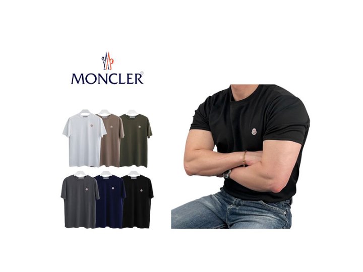 MONCLER 몽클레어 머슬핏 텐셔닝 반팔